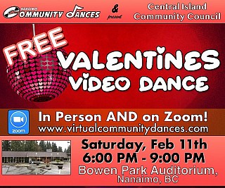 Valentines Video Dance: In Person and on Zoom